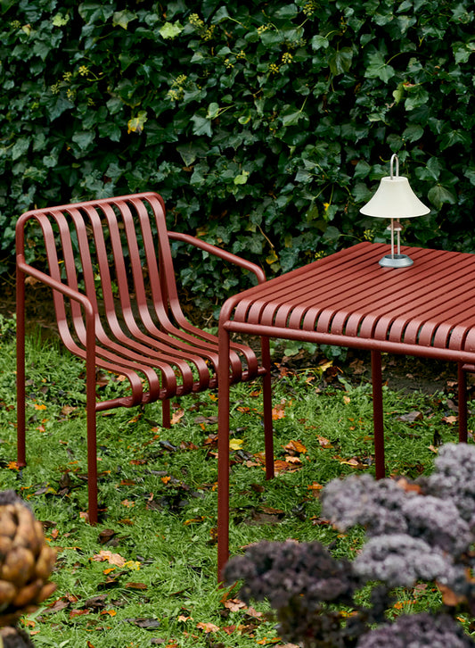 Palissade Dining Armchair, Iron Red - HAY