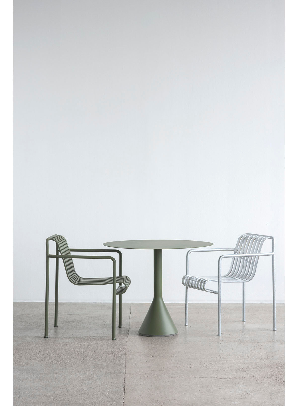 Palissade Dining Armchair, Olive - HAY