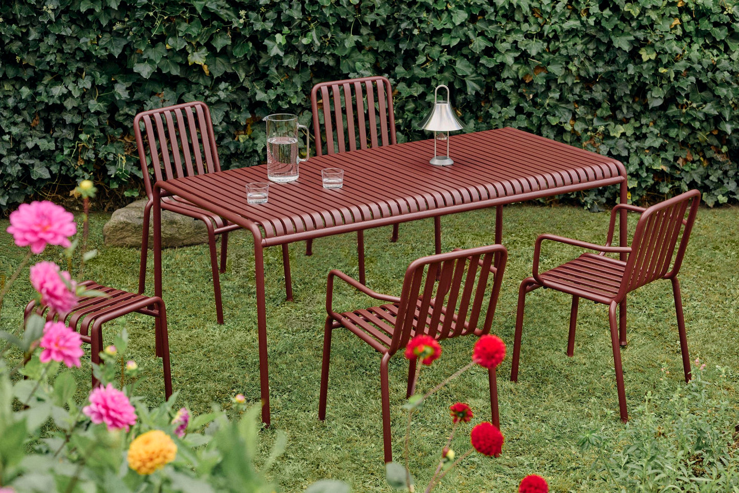 Palissade Armchair, Iron Red - HAY