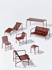 Palissade Bench, Iron Red - HAY