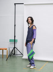 The New Keychain Kumihimo Treble & Fluo Yellow