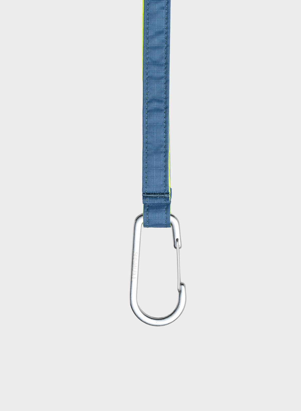 The New Keychain Dark Petrol & Fluo Yellow