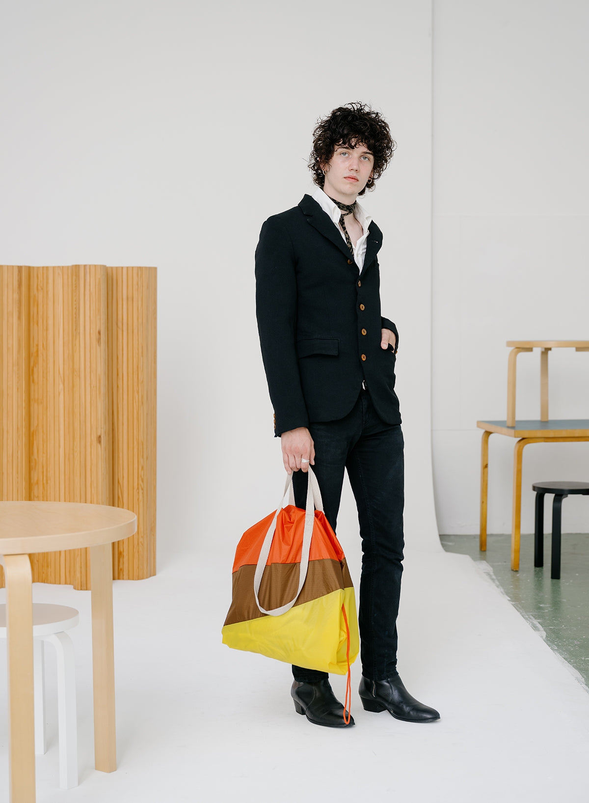 The New Trash Bag Anni & Hazel & TV Yellow Large