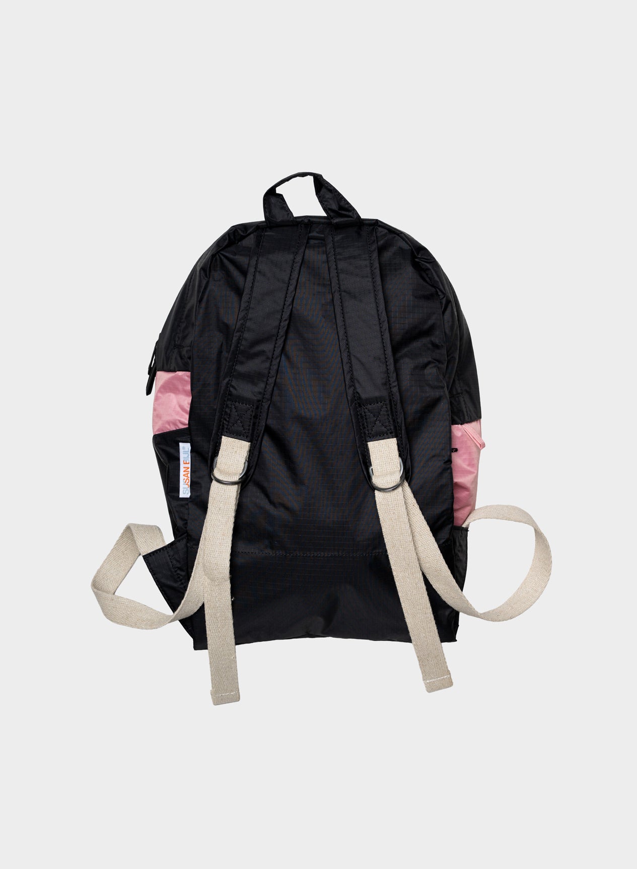 The New Foldable Backpack Black & Pink Panther Medium