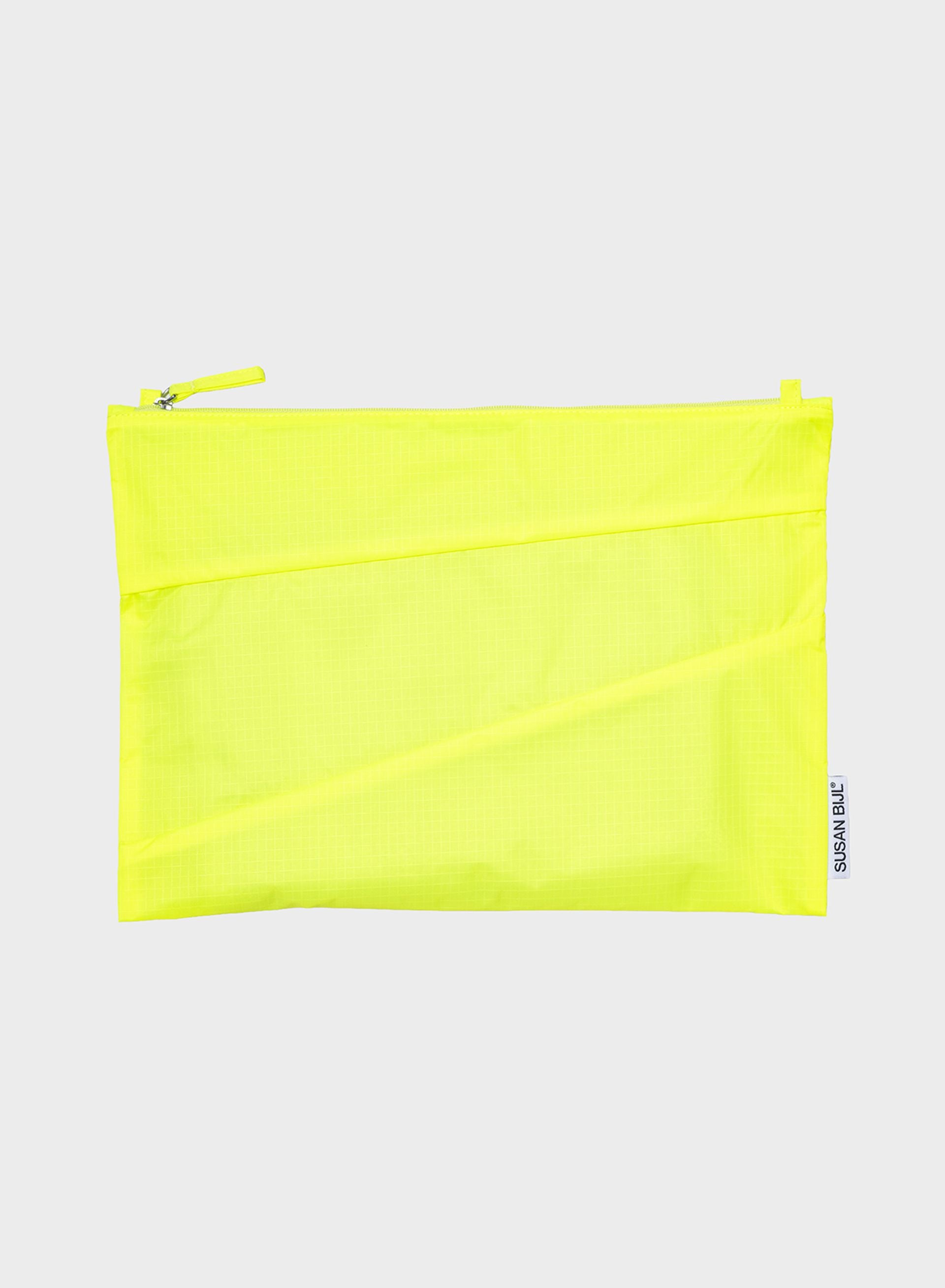 The New Pouch Fluo Yellow Large