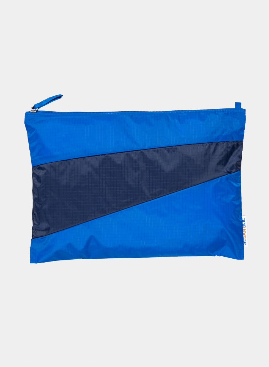 The New Pouch Blue & Navy Large