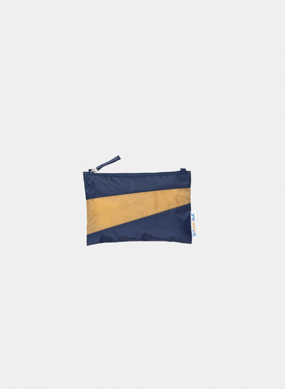 The New Pouch Navy & Camel Small