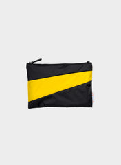 The New Pouch Black & Sunflower Medium
