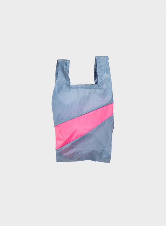 The New Shopping Bag Fuzz & Fluo Pink  Small