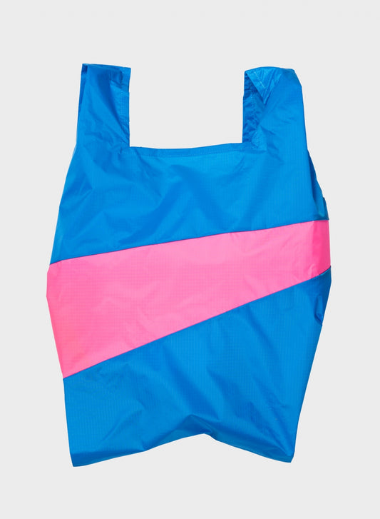 The New Shopping Bag Wave & Fluo Pink Large
