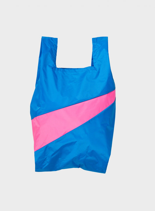 The New Shopping Bag Wave & Fluo Pink Medium