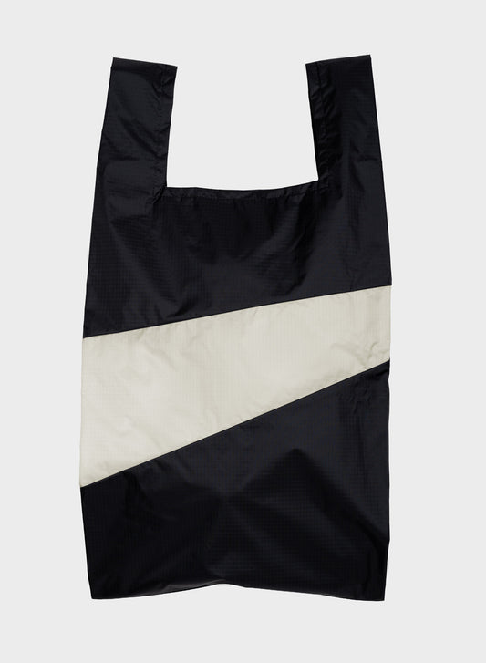 The New Shopping Bag Black & Cloud Large