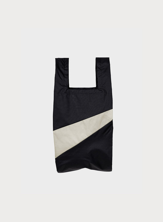 The New Shopping Bag Black & Cloud Small