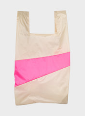 The New Shopping Bag Shore & Fluo Pink Large