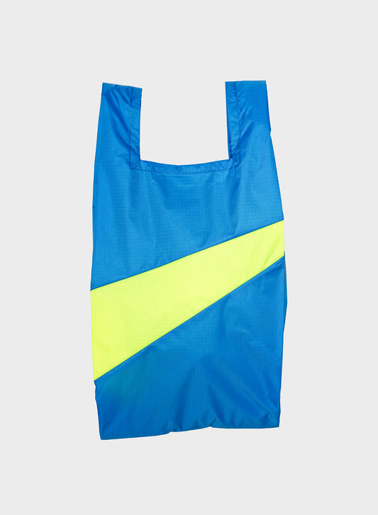 The New Shopping Bag Wave & Fluo Yellow Medium