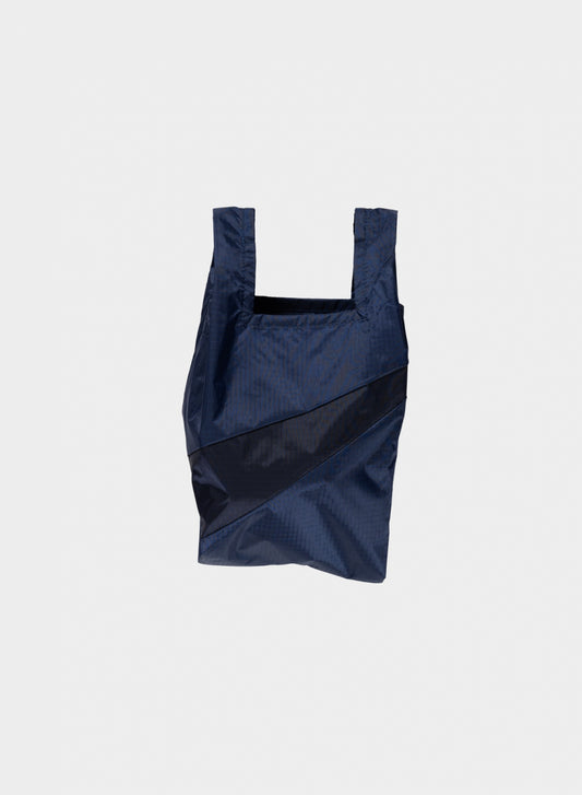 The New Shopping Bag Navy & Water Small