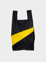 The New Shopping Bag Black & Sunflower Medium