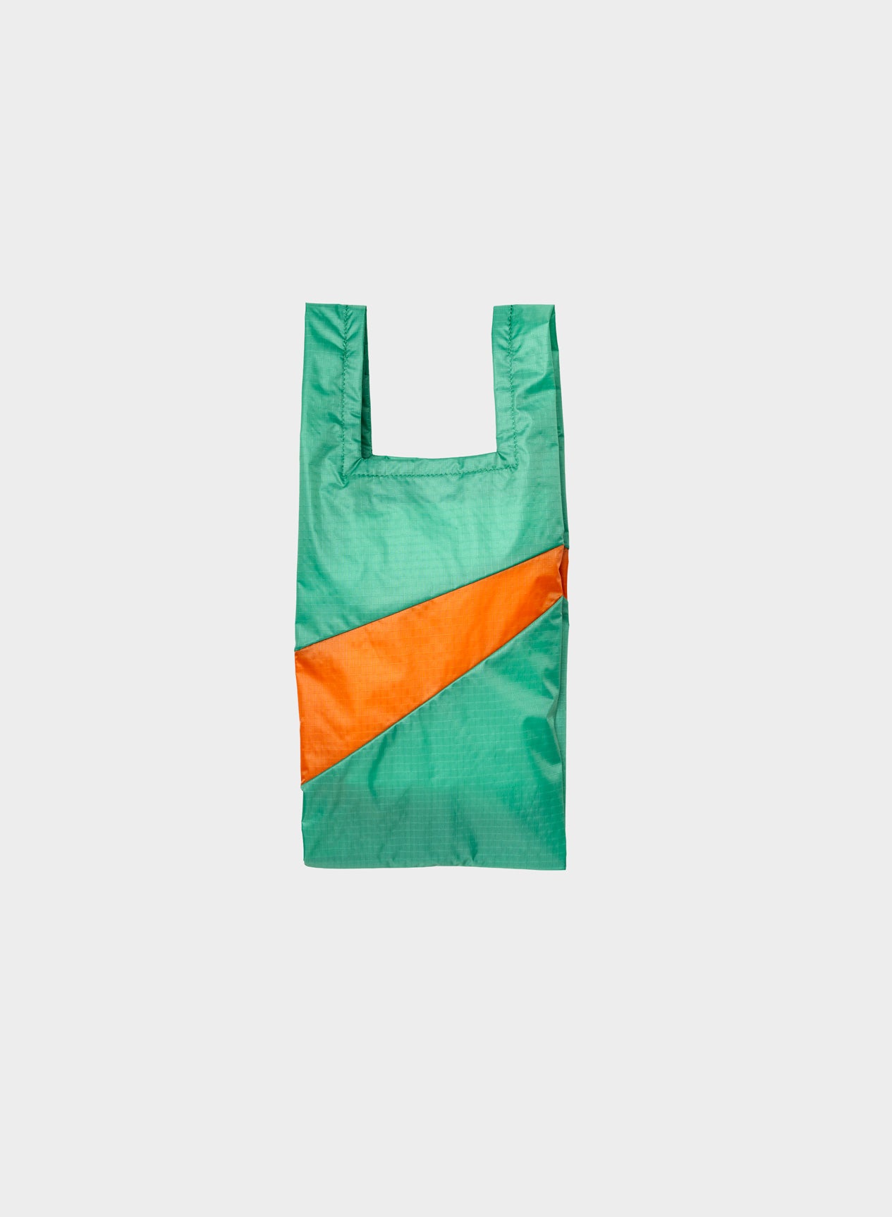 The New Shopping Bag Holly Green & Orange Small