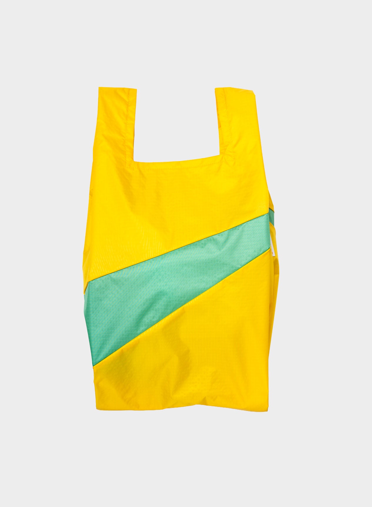 The New Shopping Bag Sunflower & Holly Green Medium