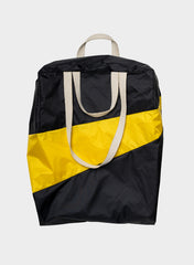 The New Stash Bag Black & Sunflower Large