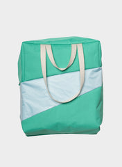 The New Tote Bag Holly Green & Surf Spray Large