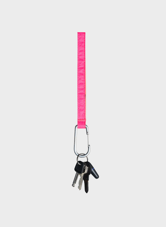 The New Keychain Fluo Pink & Coral