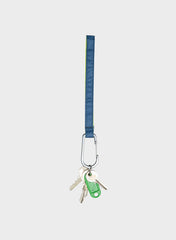 The New Keychain Dark Petrol & Fluo Yellow