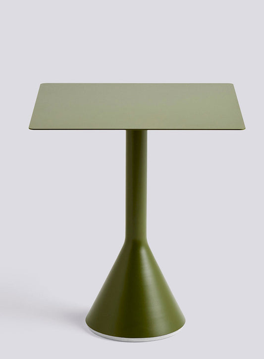 Palissade Cone Table Square 65, Olive - HAY