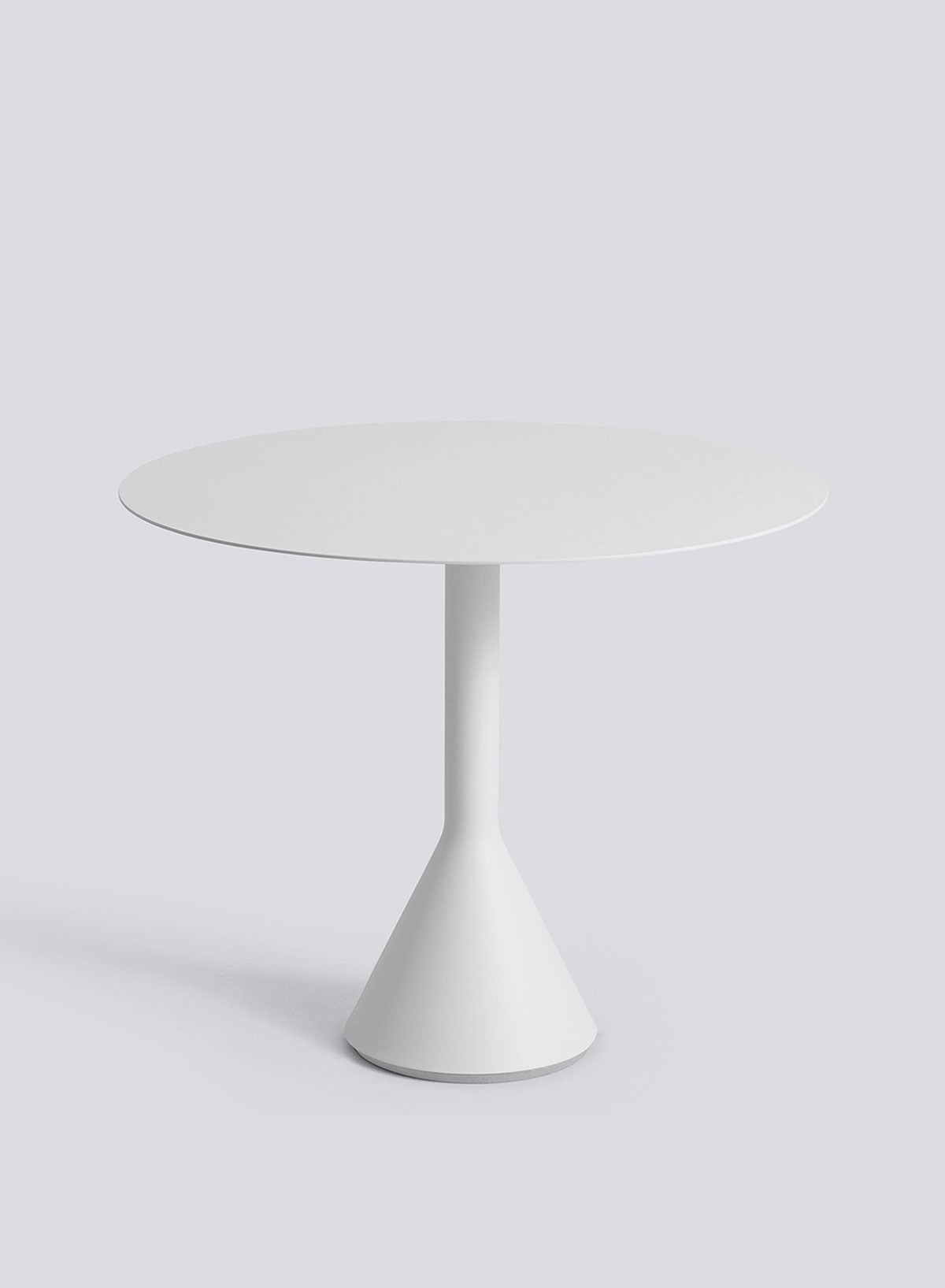 Palissade Cone Table Round 90, Sky Grey - HAY