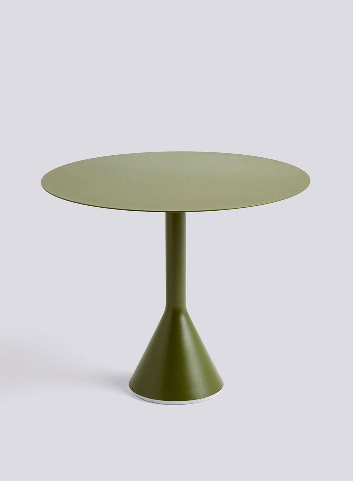 Palissade Cone Table Round 90, Olive - HAY