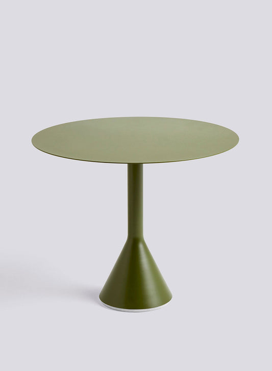 Palissade Cone Table Round 90, Olive - HAY