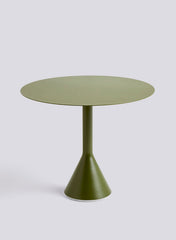 Palissade Cone Table Round 90, Olive - HAY