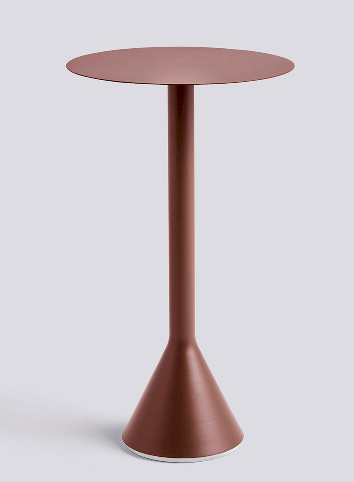 Palissade Cone Table High 60, Iron Red - HAY