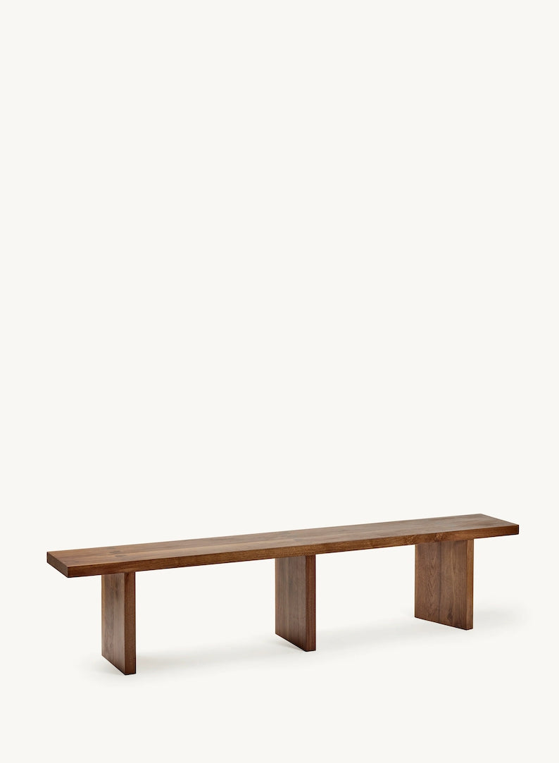 Bench Walnut Solid, Large - Atelier 365