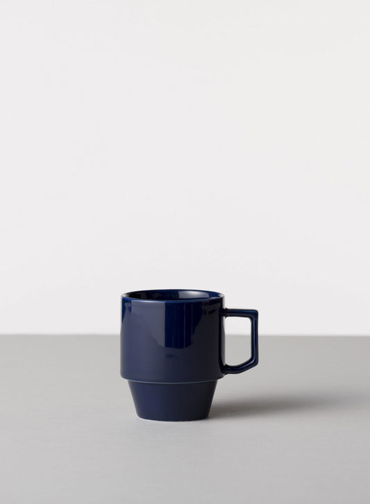 Blockmug GROOT, Marineblauw - Hasami