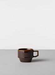 Blockmug, Brown - Hasami