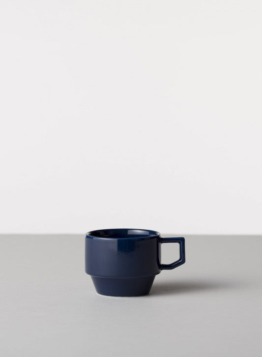 Blockmug, marineblauw - Hasami