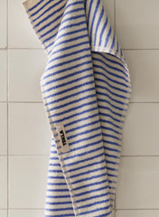 Bath Towel, Coastal Blue Stripes - Tekla