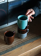Blockmug Big, Brown - Hasami