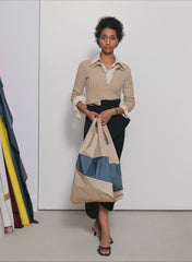 The New Shopping Bag Almond & Tornado Large