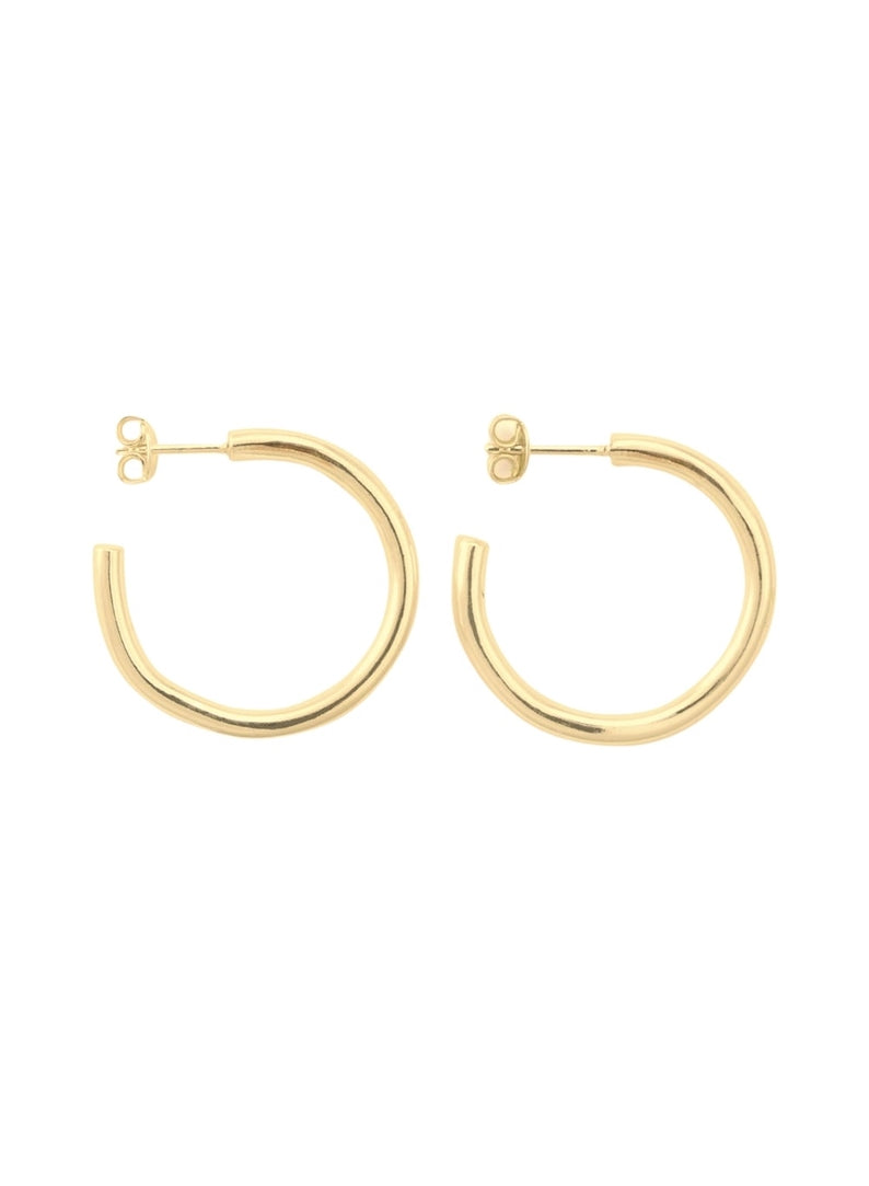 Earrings, Trochus Gold, Large - Martine Viergever