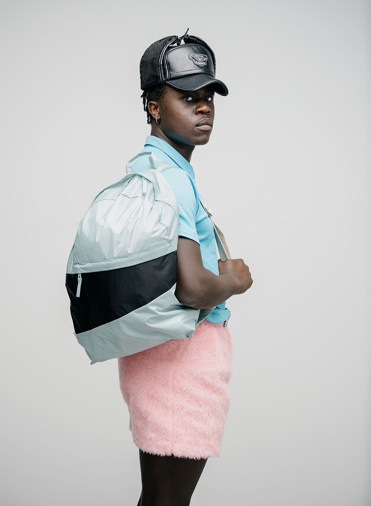 The New Foldable Backpack Surf Spray & Black Large