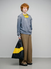 The New Shopping Bag Black & Sunflower Large