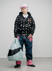 The New Shopping Bag Surf Spray & Black Large