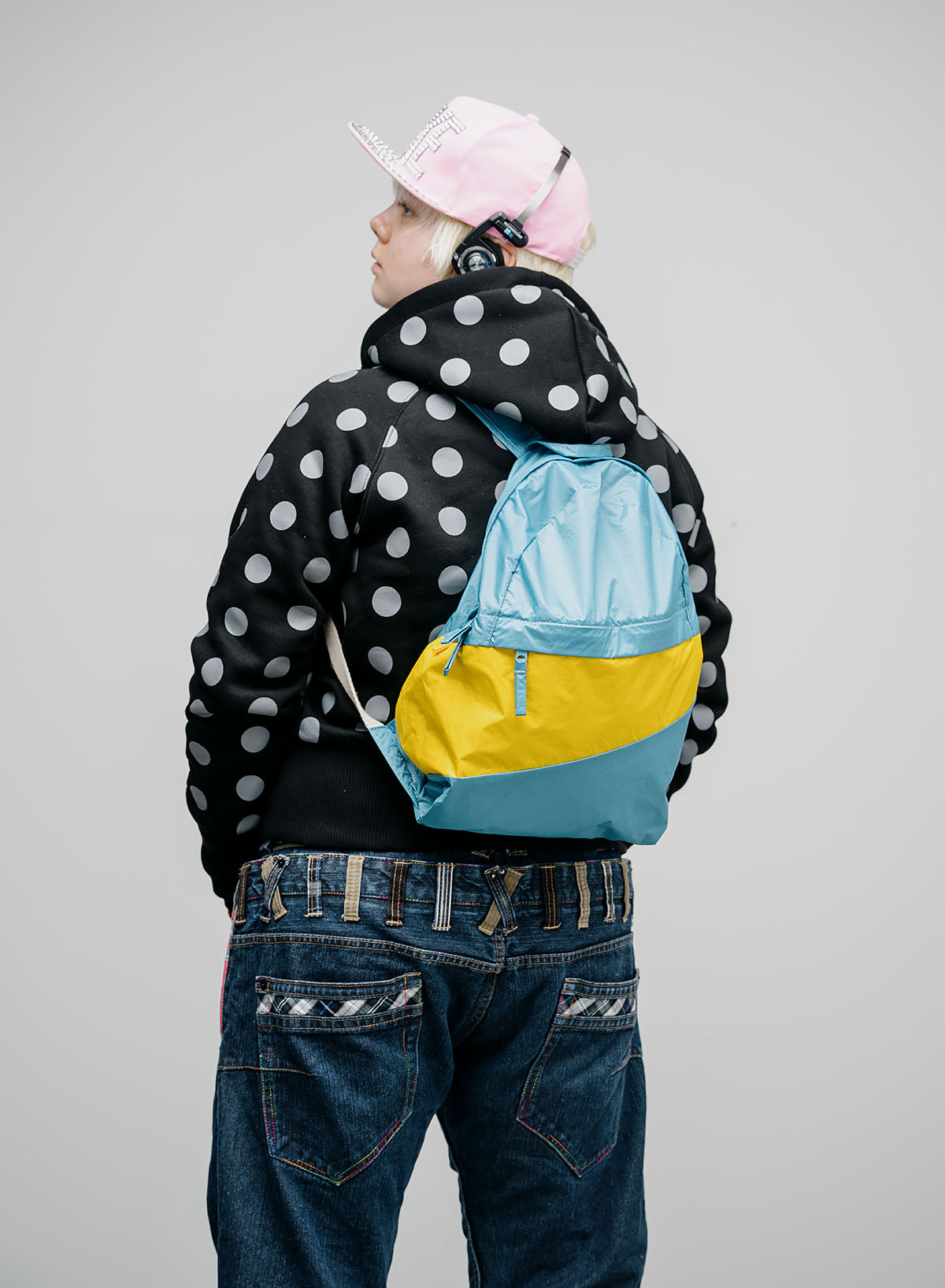 The New Foldable Backpack Ocean & Sunflower Medium
