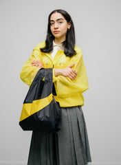 The New Shopping Bag Black & Sunflower Medium