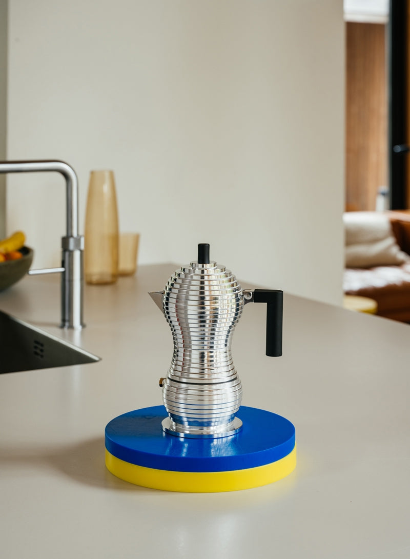 Espresso Coffee Maker Pulcina 3 Cups ALESSI SUSAN BIJL espresso-coffee-maker-pulcina-3-cups-alessi-susan-bijl