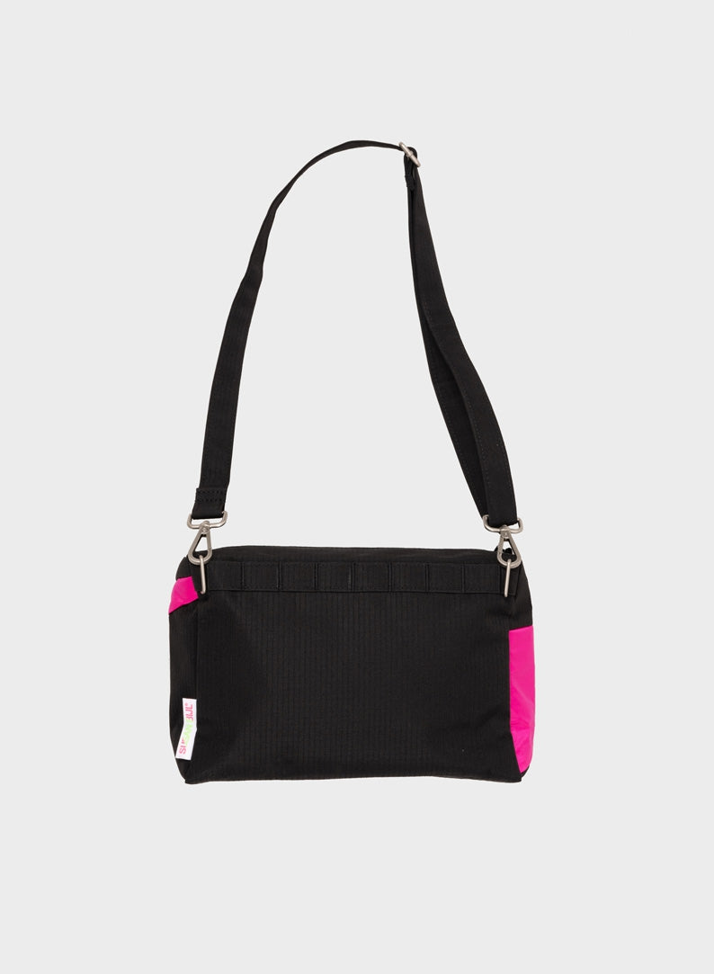 The New Bum Bag Black & Pretty Pink Medium