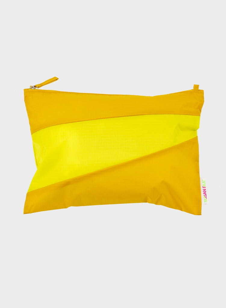 The New Pouch Helio & Fluo Yellow Large