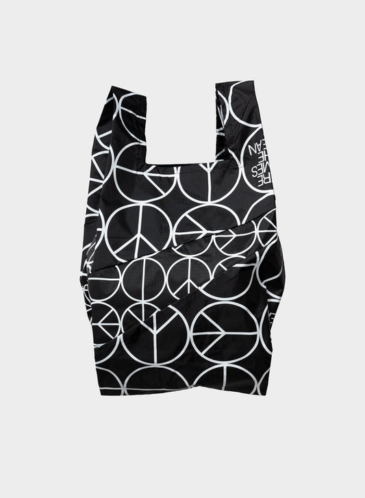 The New Shopping Bag Peace Black Medium